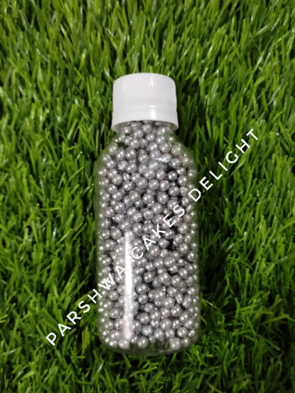 SILVER MEDIUM SPRINKLE - APPROX 95-100G