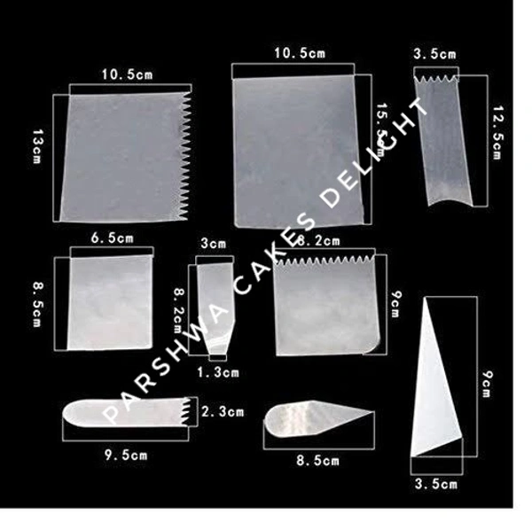 9 PCS FLEXIBLE SCRAPPER