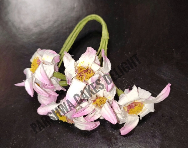 PAPER FLOWER - DELIGHT 80, 6 PCS BUNCH