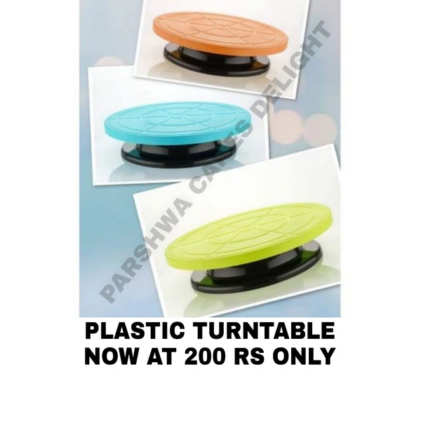 PLASTIC TURNTABLE - 28 Cm