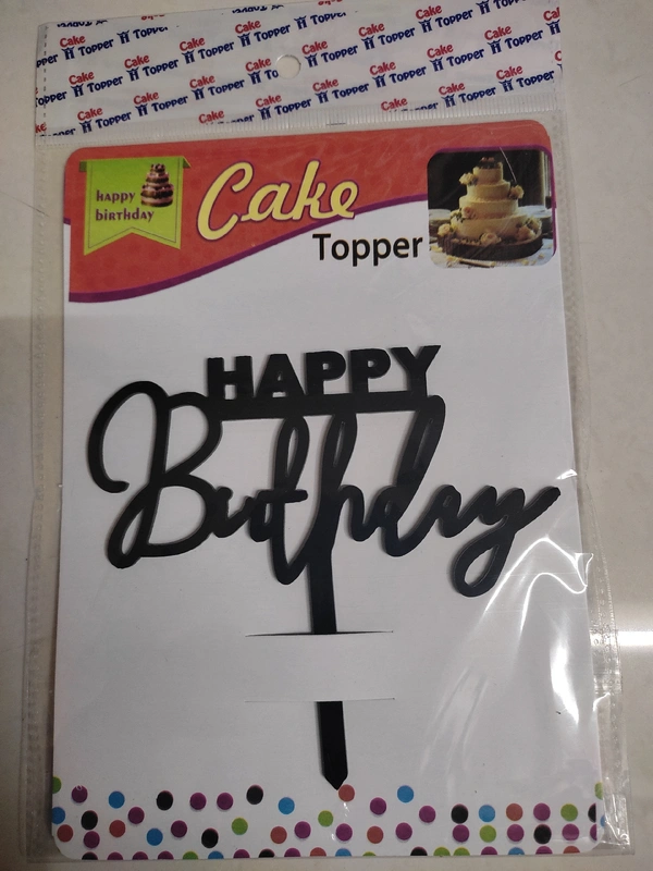 ACRYLIC TOPPER HB - 4.5 INCH, 45