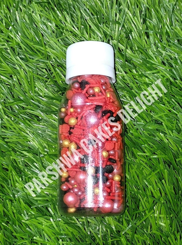 RED & BLACK SPRINKLE