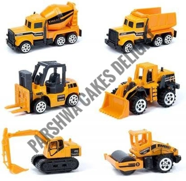 CONSTRUCTION THEME SET - 5 SET OF 6 PCS EACH