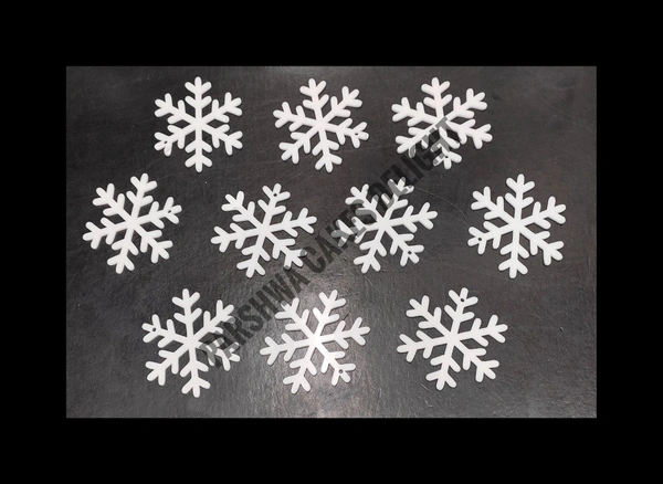 CHRISTMAS CAKE DECORATION PROPS - WHITE, DELIGHT 21
