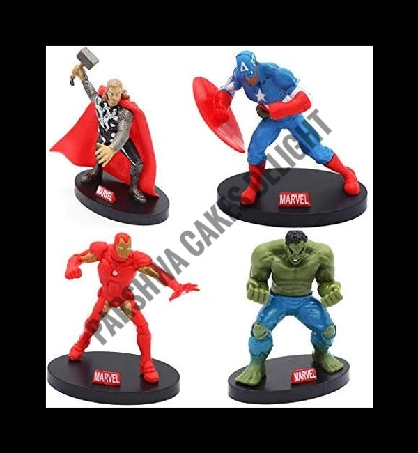 AVENGERS TOY SET - 4 PCS SET, PLASTIC