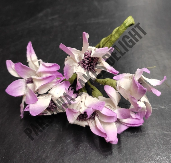 PAPER FLOWER - 6 PCS BUNCH, DELIGHT 188