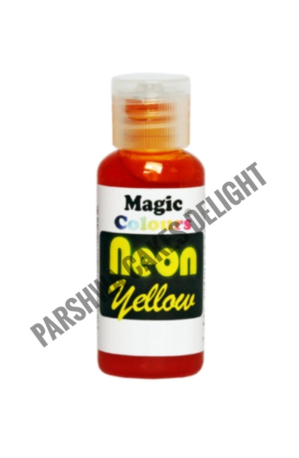 MAGIC COLOURS NEON GEL COLOUR - NEON YELLOW