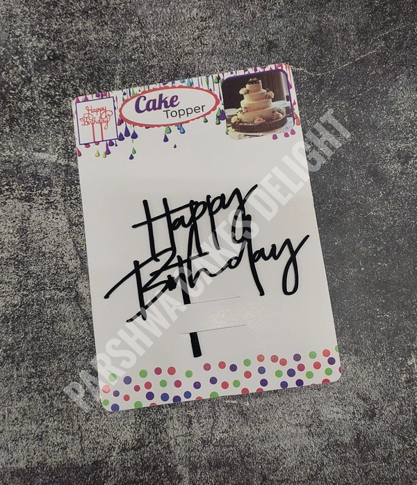 ACRYLIC TOPPER HB - 4.5 INCHES, 64