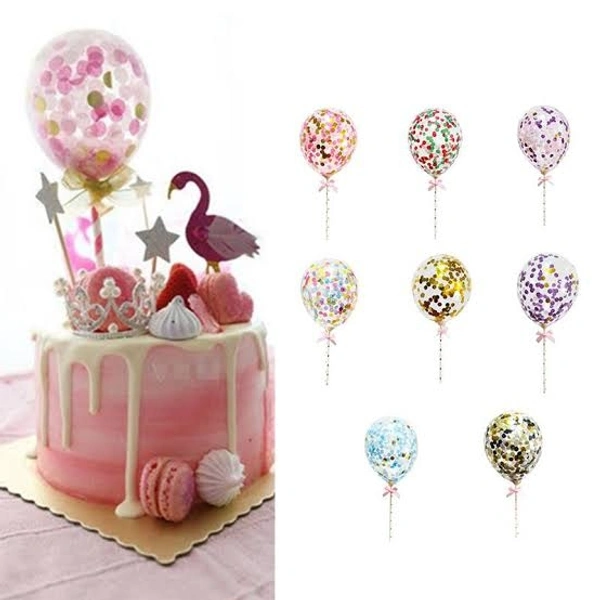 CONFETTI BALOON  - CIRCLE, 1 Pc