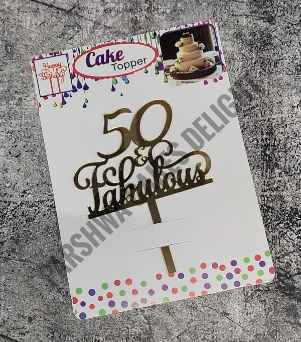ACRYLIC TOPPER N - 4.5 INCHES, 52