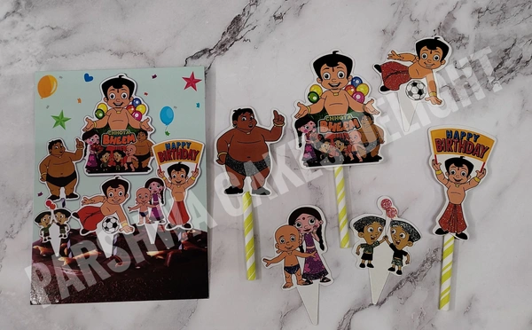 GLITTER THEME TOPPER - CHOTA BHEEM
