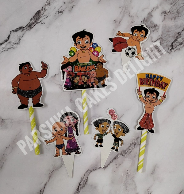 GLITTER THEME TOPPER - CHOTA BHEEM