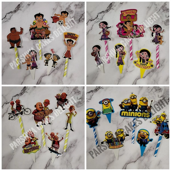 THEME TOPPERS - 20 PCS