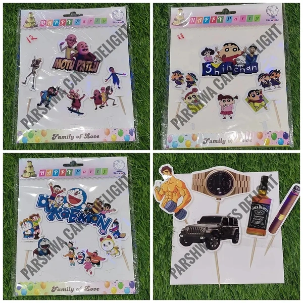 THEME TOPPERS - 20 PCS