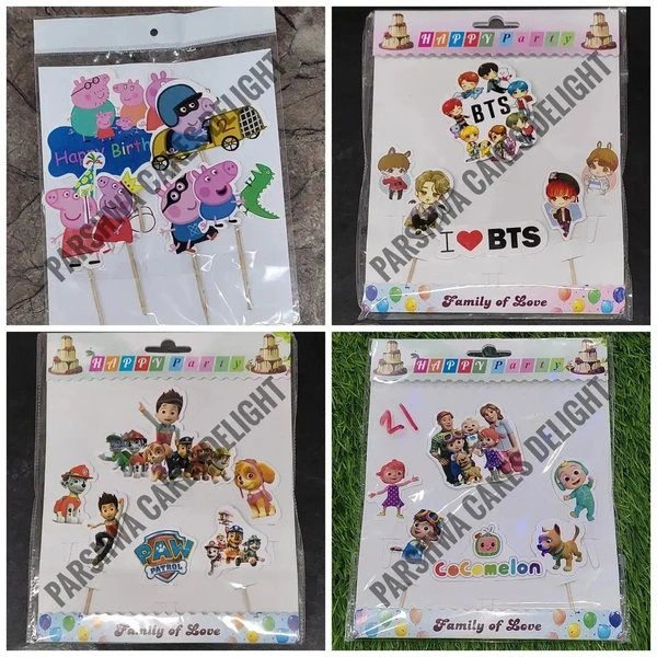 THEME TOPPERS - 20 PCS