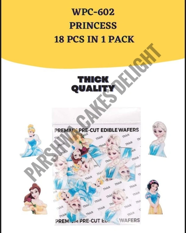 Edible Pre Cut Wafer Paper - PCD 602