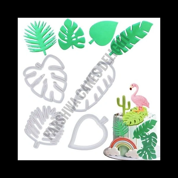 Tropical Leaf Cookie Cutter Shapes Set