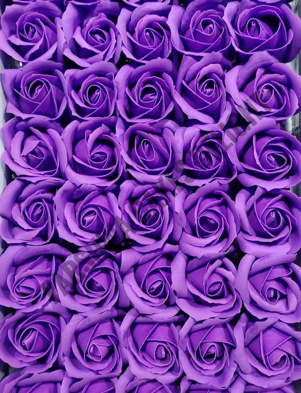 SOAP ROSE - 1 PACK OF 4 PCS, NEON PURPLE