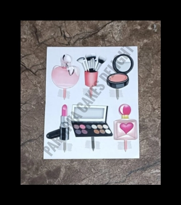 ACRYLIC THEME TOPPER - MAKE UP, 45