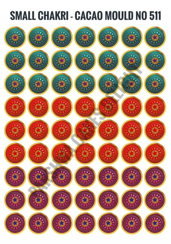 STICKER - SMALL CHAKRI, 126 STICKERS
