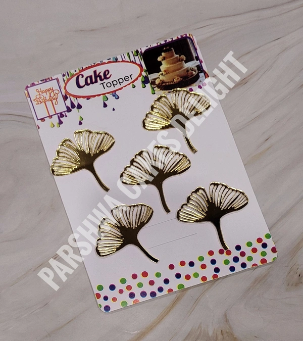 ACRYLIC GYNKO LEAVES - 5 PCS PACK