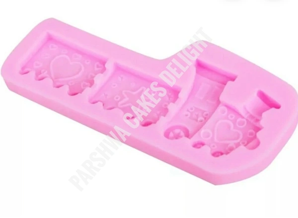 TRAIN FONDANT MOULD