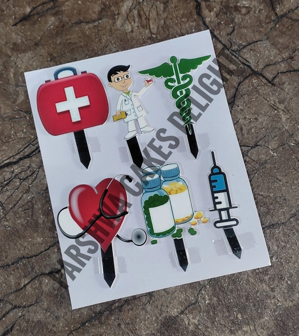 ACRYLIC THEME TOPPER - Design 67, Doctor