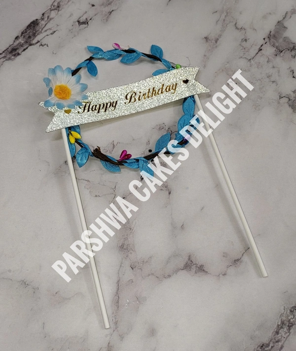 Circle Floral Topper - D1