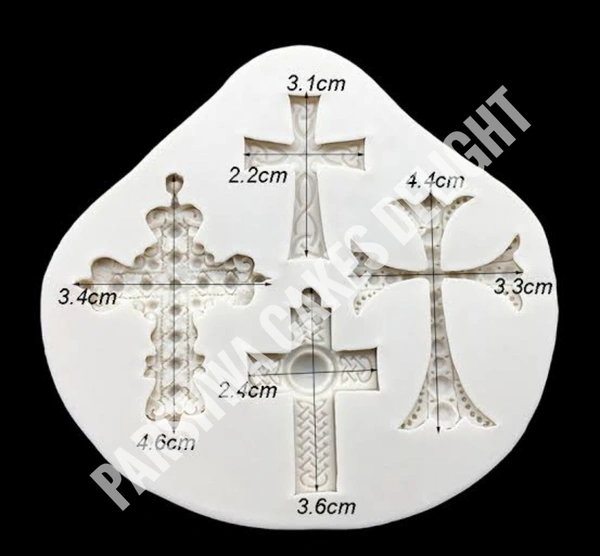 Cross Sign Mould - 4 In 1