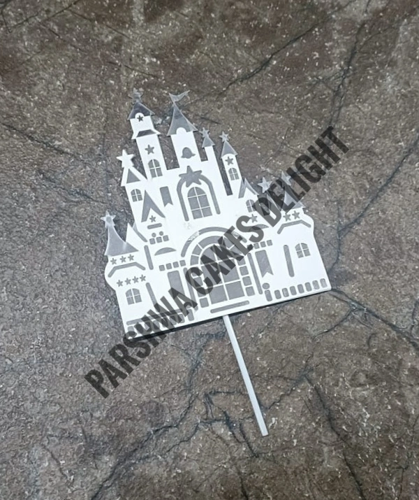 Castle Topper - Silver, 1 Pc