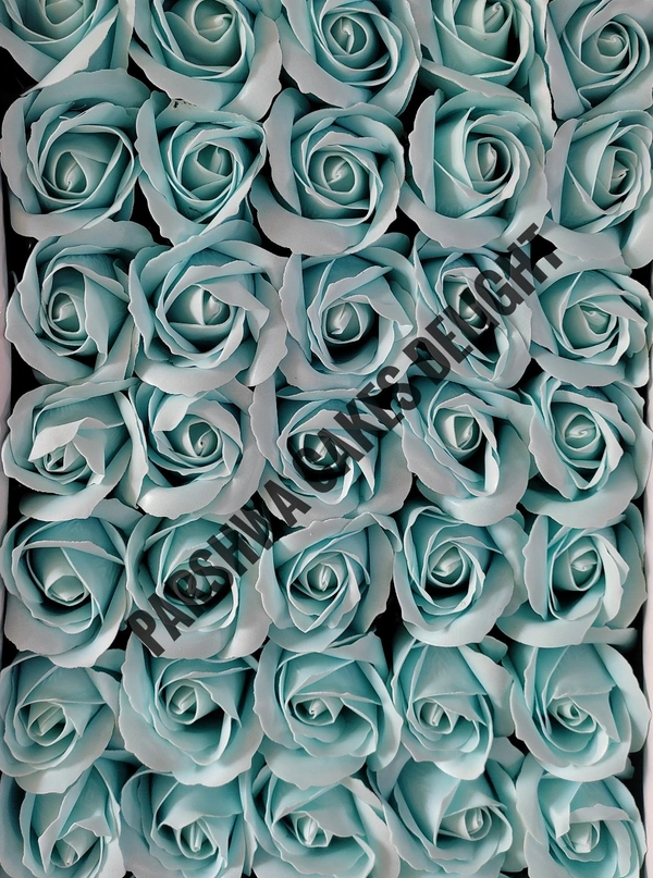 SOAP ROSE - 1 PACK OF 4 PCS, Ice Blue