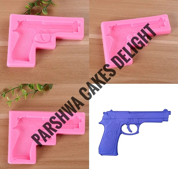 Gun Fondant Mould - 1 Pc