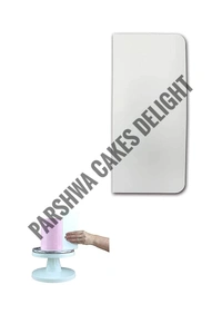 CAKE DECOR Plastic Tall Cake Scrapper - 1 Pc, 6 Inches