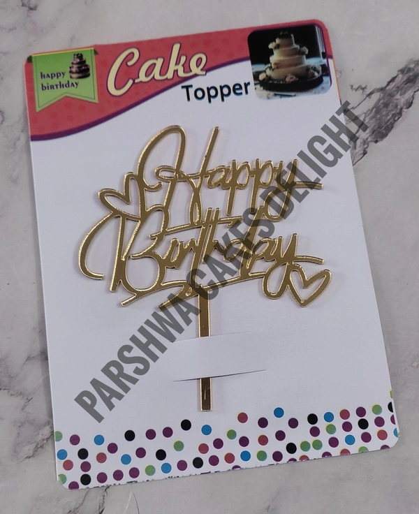 ACRYLIC TOPPER HB - 4.5 INCH, 49