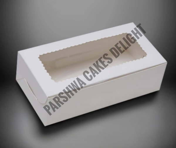 Brownie Box - Two Brownie, White, 10 Pcs Pack