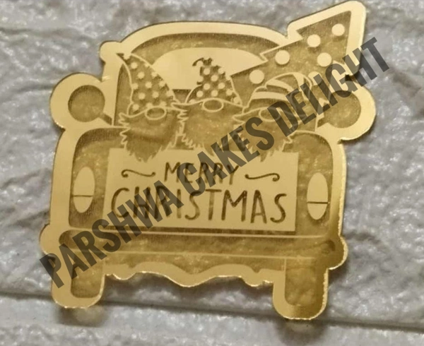 Christmas Coin Topper - Delight 3, 5 Pcs Pack, 2.5 Inches