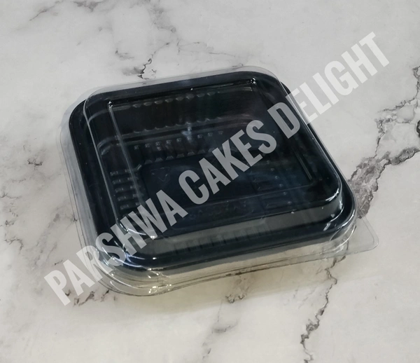 Pvc Brownie Box - 4*4 Inches, 10 Pcs Pack