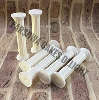 CAKE PILLARS - 6 INCH, 6 Pcs