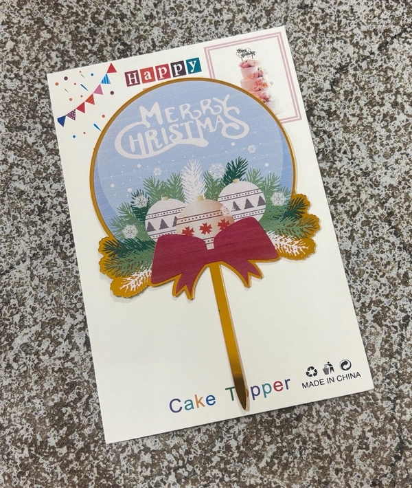 CHRISTMAS TOPPER - DESIGN 4