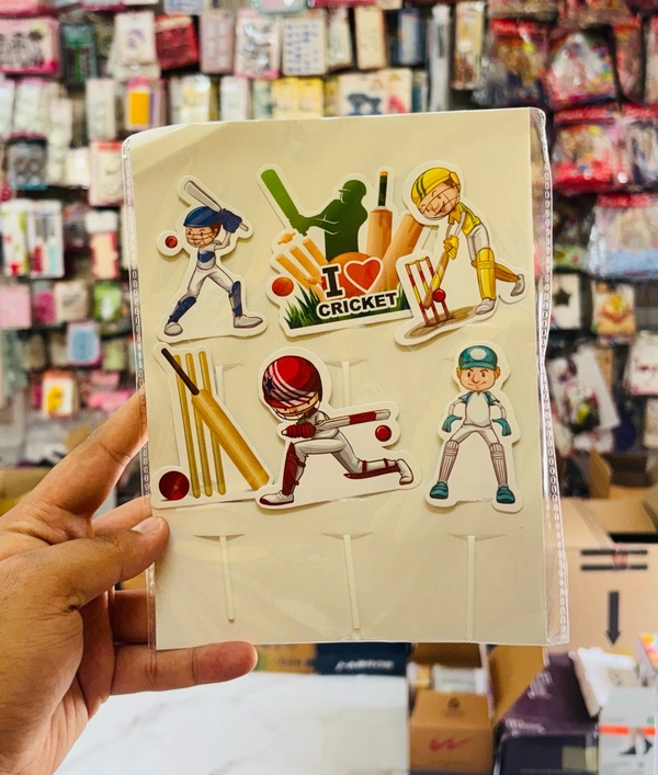 Theme Topper - DESIGN 24, CRICKET