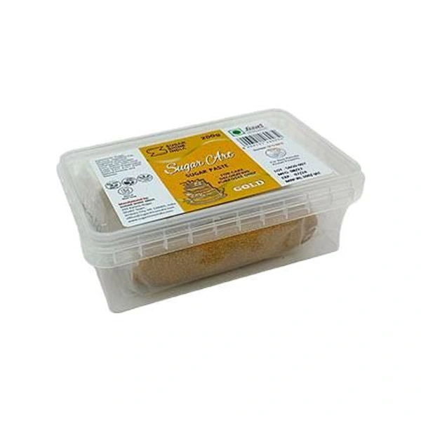 Sugar Shine Sugar Art Sugar Paste - GOLD, 200G