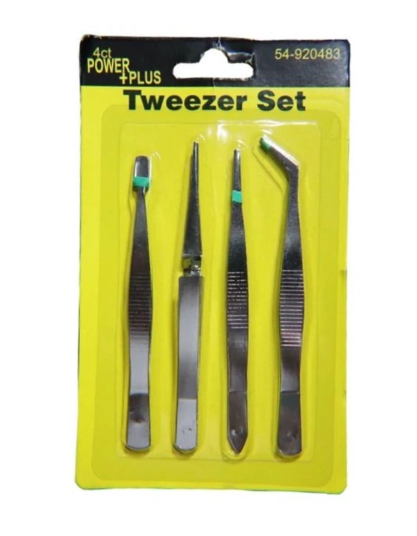 Tweezers Set - 4 Pcs Set