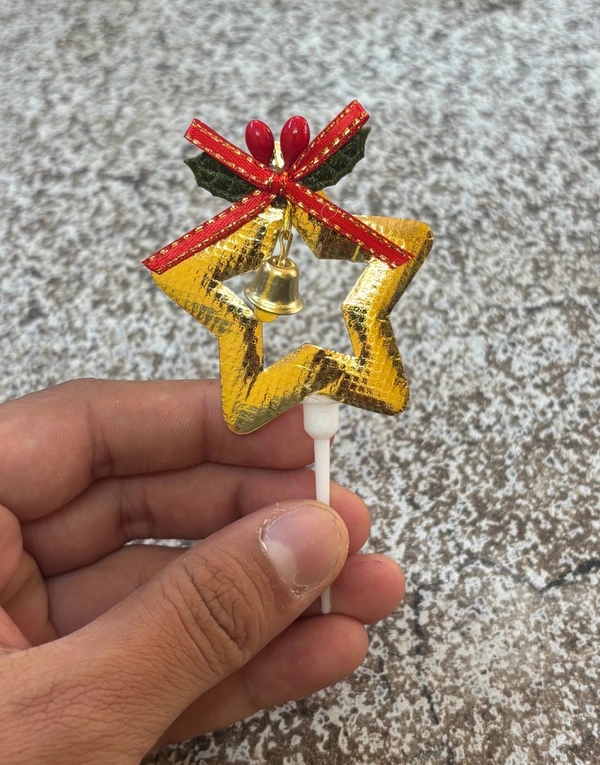 Imported Christmas Topper - 1 Pc, Delight 4 Santa