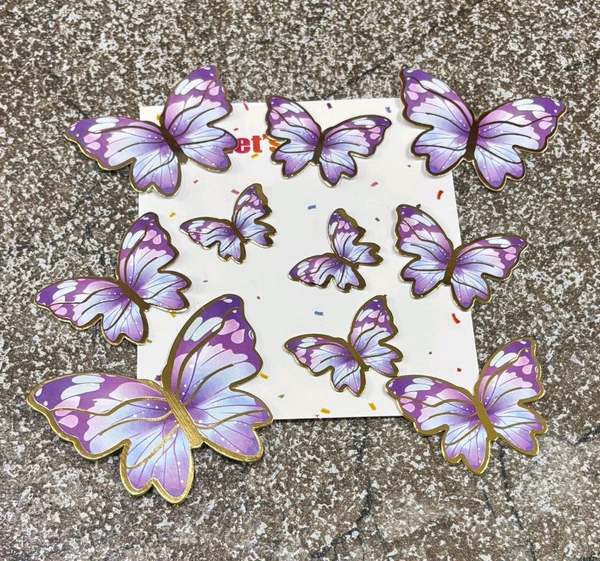 PAPER BUTTERFLY - 10 Pcs, Delight 4