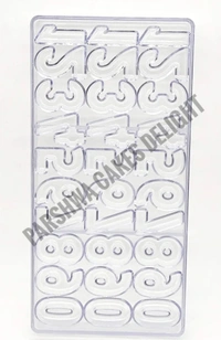 Polycarbonate Chocolate Mould - 0-9 Number