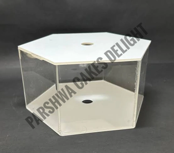 Hexagon Acrylic Cake Spacer