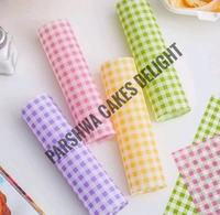 Printed Parchment Paper - Bento Box Liner - Yellow, 50 Pcs Pack, 7*7 Inches