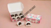 Chocolate Cavity Box - 12 Pcs Pack, 6 Cavity, Delight 2 Mix Design