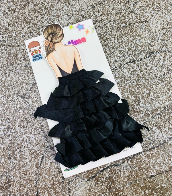 Dream Girl Cake Topper  - 1 Pc, Black
