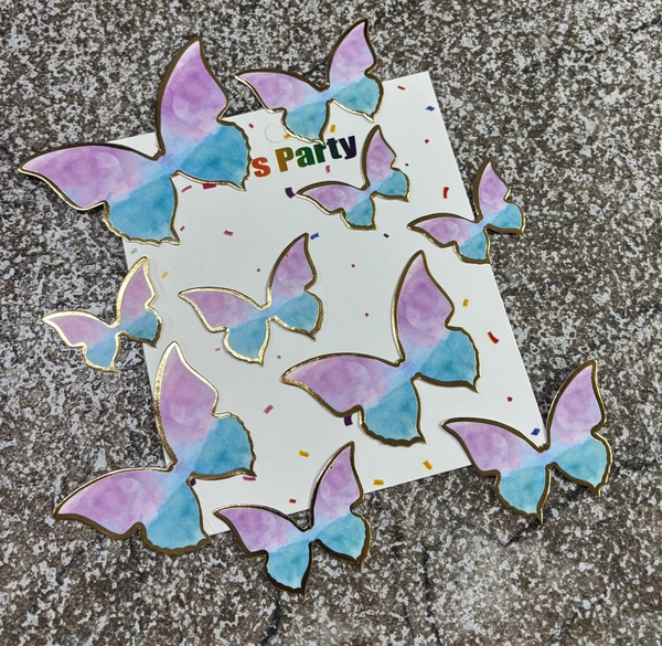 PAPER BUTTERFLY - Delight 14, 10 Pcs Pack